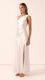 Robe longue asymétrique pour femme - Marim