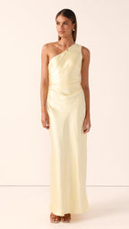 Robe longue asymétrique pour femme - Rousa