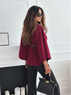 Pull femme automne élégant maille chaud intemporel - Myla