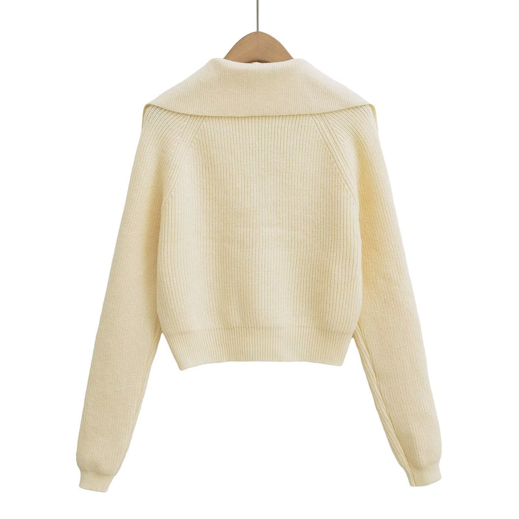 Cardigan à col revers pour femmes - Livia
