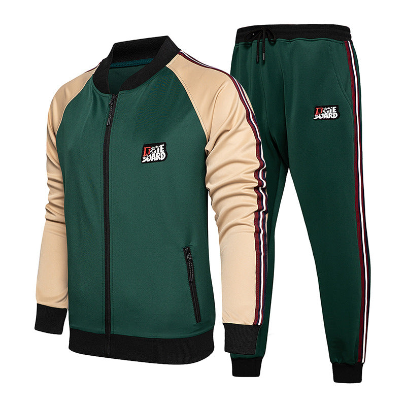 Ensemble de sport en matière légère avec veste à fermeture éclair et pantalon long - Eirik