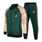 Ensemble de sport en matière légère avec veste à fermeture éclair et pantalon long - Eirik