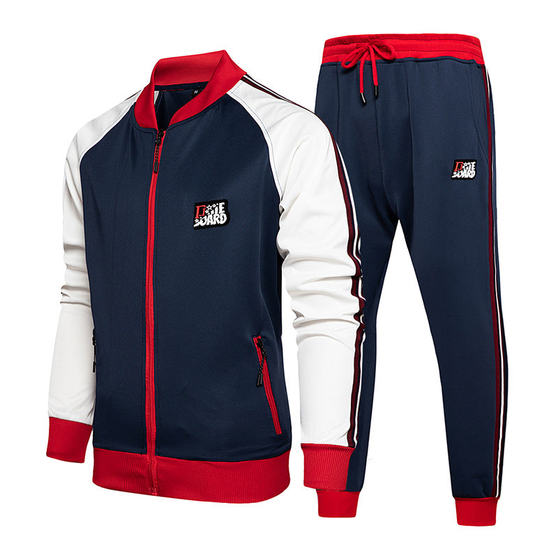 Ensemble de sport en matière légère avec veste à fermeture éclair et pantalon long - Eirik