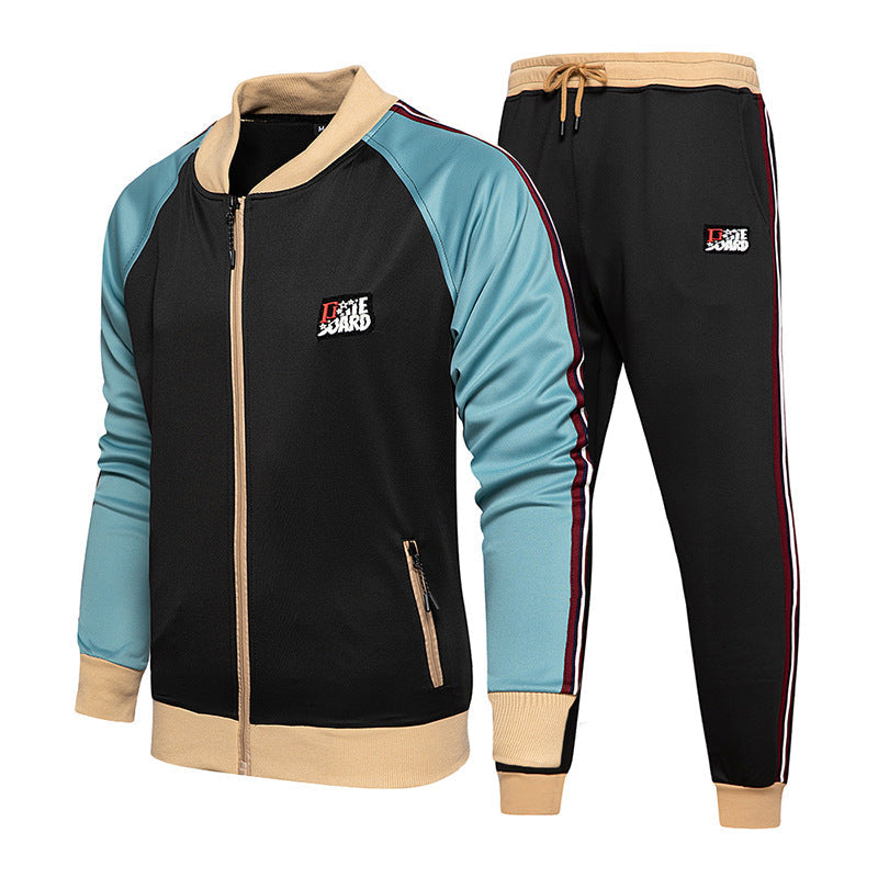 Ensemble de sport en matière légère avec veste à fermeture éclair et pantalon long - Eirik