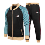 Ensemble de sport en matière légère avec veste à fermeture éclair et pantalon long - Eirik