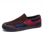 Chaussures toile homme sans lacets panneaux contrastés - Matteo