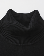 Pull homme col roulé tricot uni manches longues hiver - Aldren