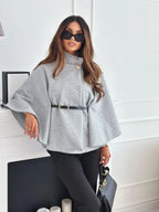 Pull femme automne élégant maille chaud intemporel - Myla