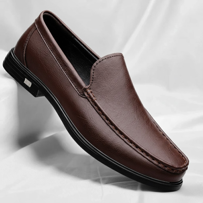 Mocassins en synthétique avec finition lisse - Luca