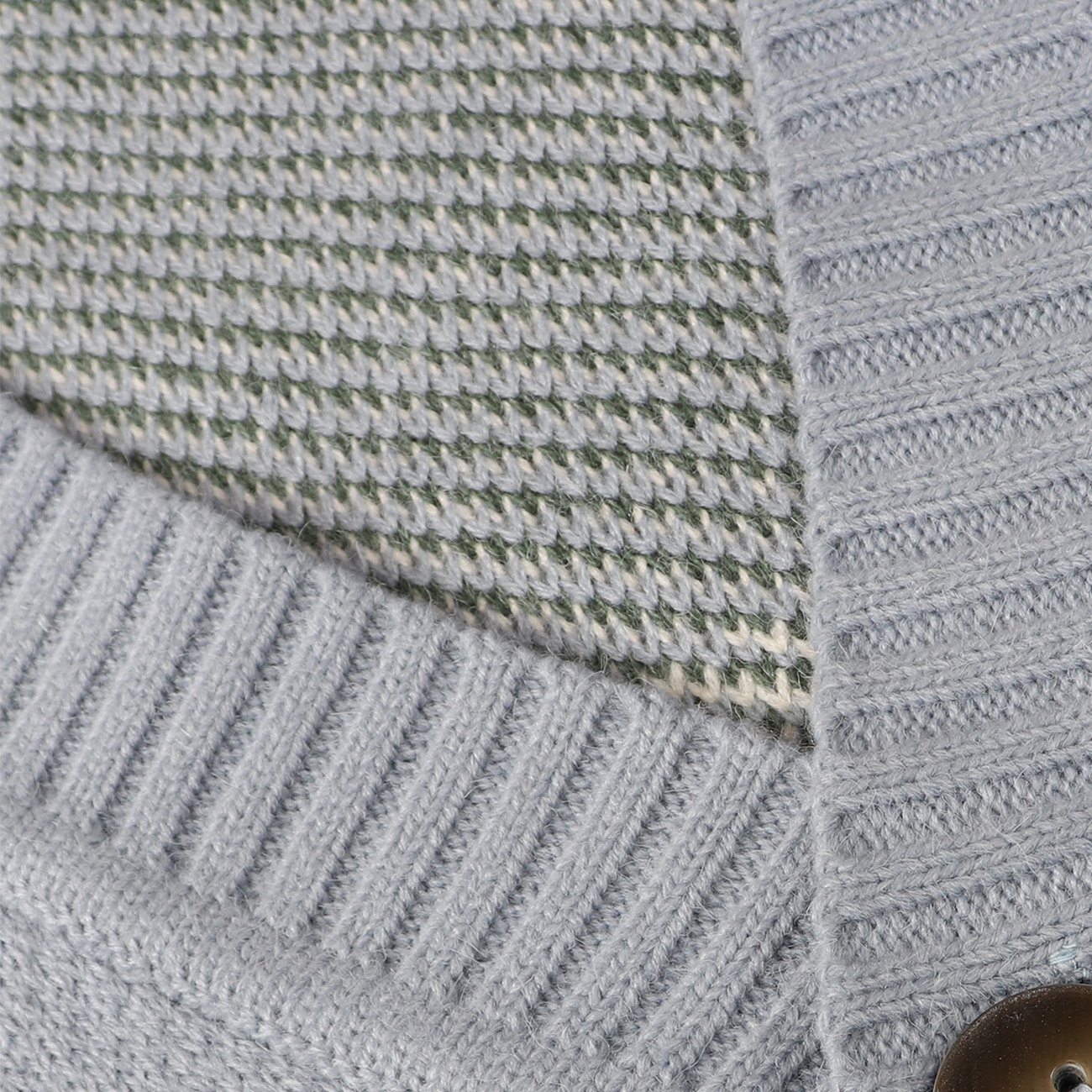 Cardigan en maille pour homme avec fermeture à boutons et motif graphique - Thomas