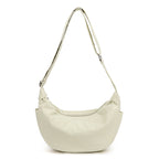 Sac bandoulière femme demi-lune grande capacité réglable - Manon