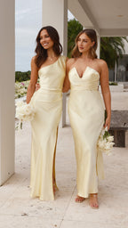 Robe longue asymétrique pour femme - Rousa