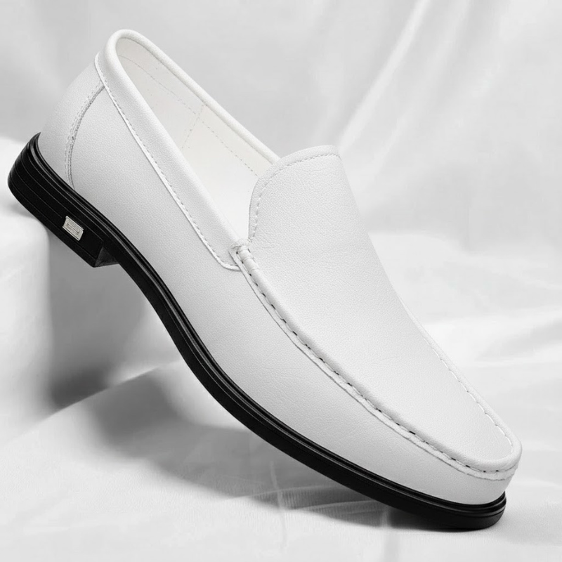 Mocassins en synthétique avec finition lisse - Luca