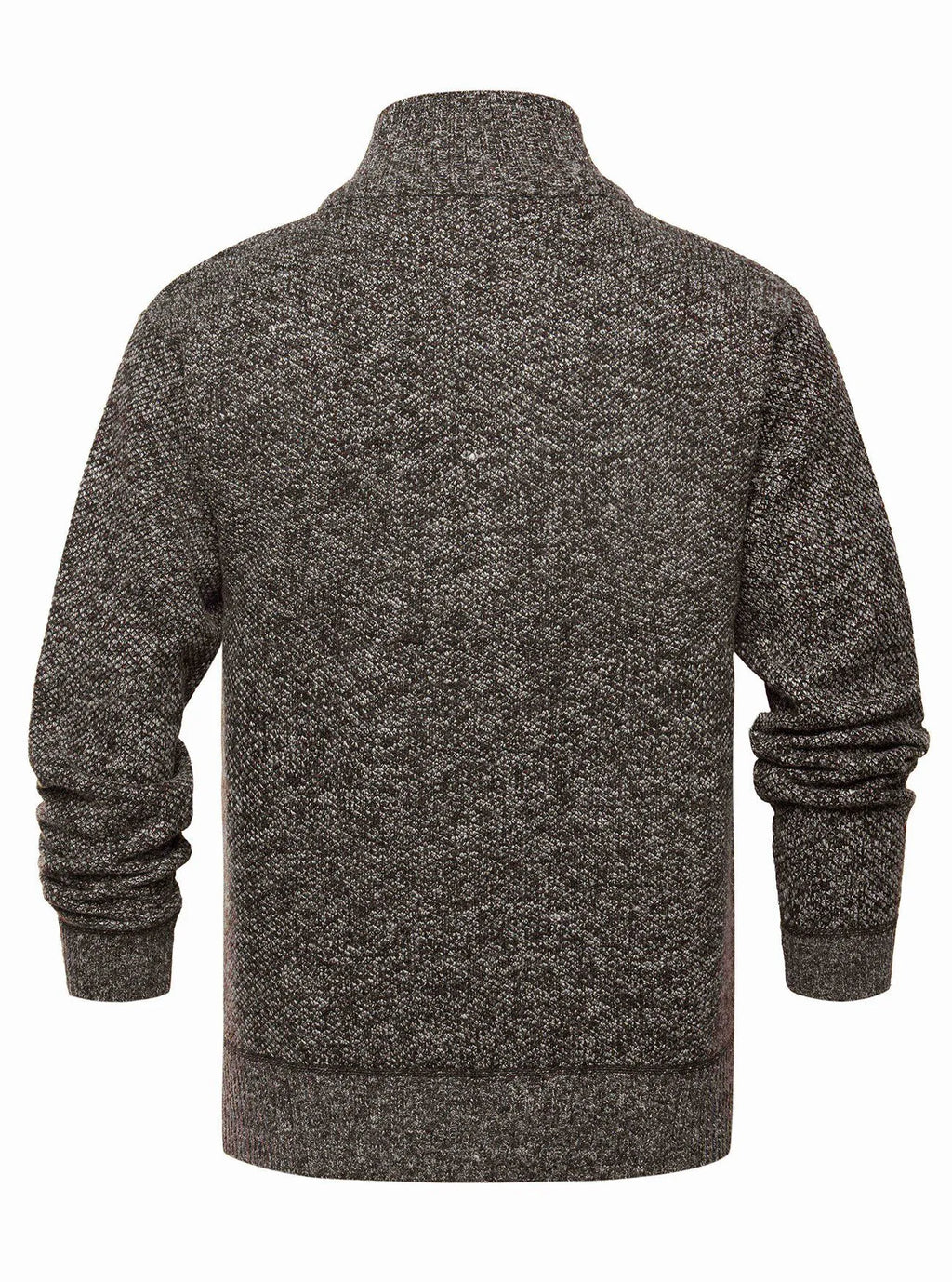 Veste maille homme fermeture éclair col montant tricot - Joshua