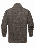 Veste maille homme fermeture éclair col montant tricot - Joshua