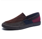 Chaussures toile homme sans lacets panneaux contrastés - Matteo