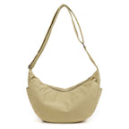 Sac bandoulière femme demi-lune grande capacité réglable - Manon