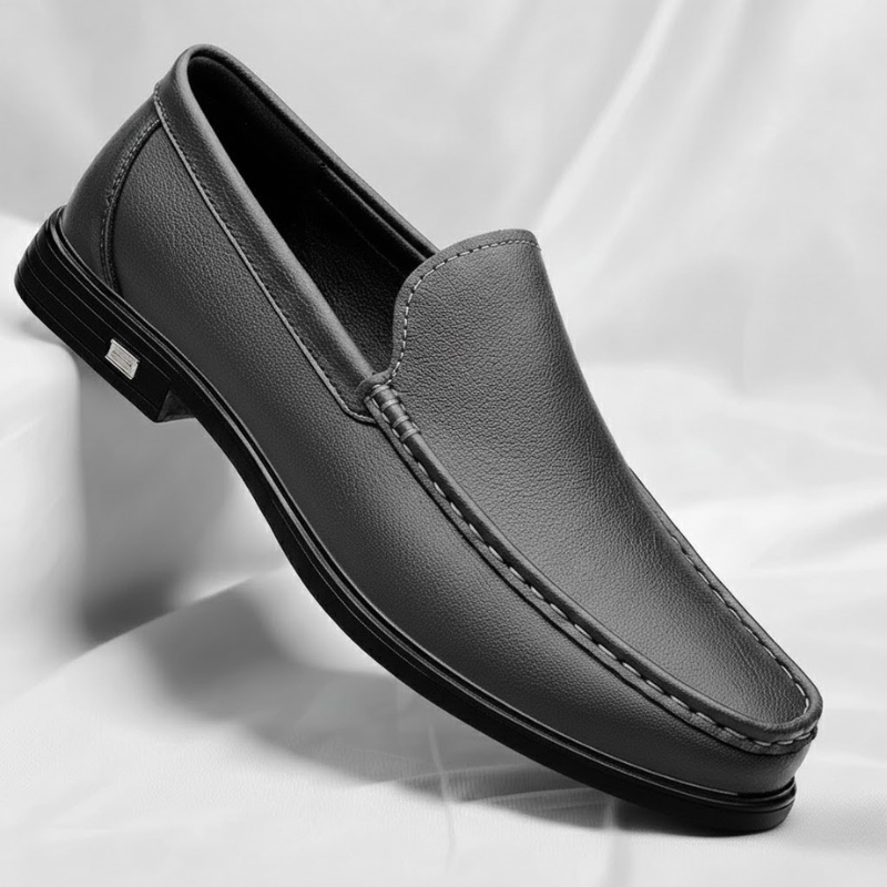 Mocassins en synthétique avec finition lisse - Luca