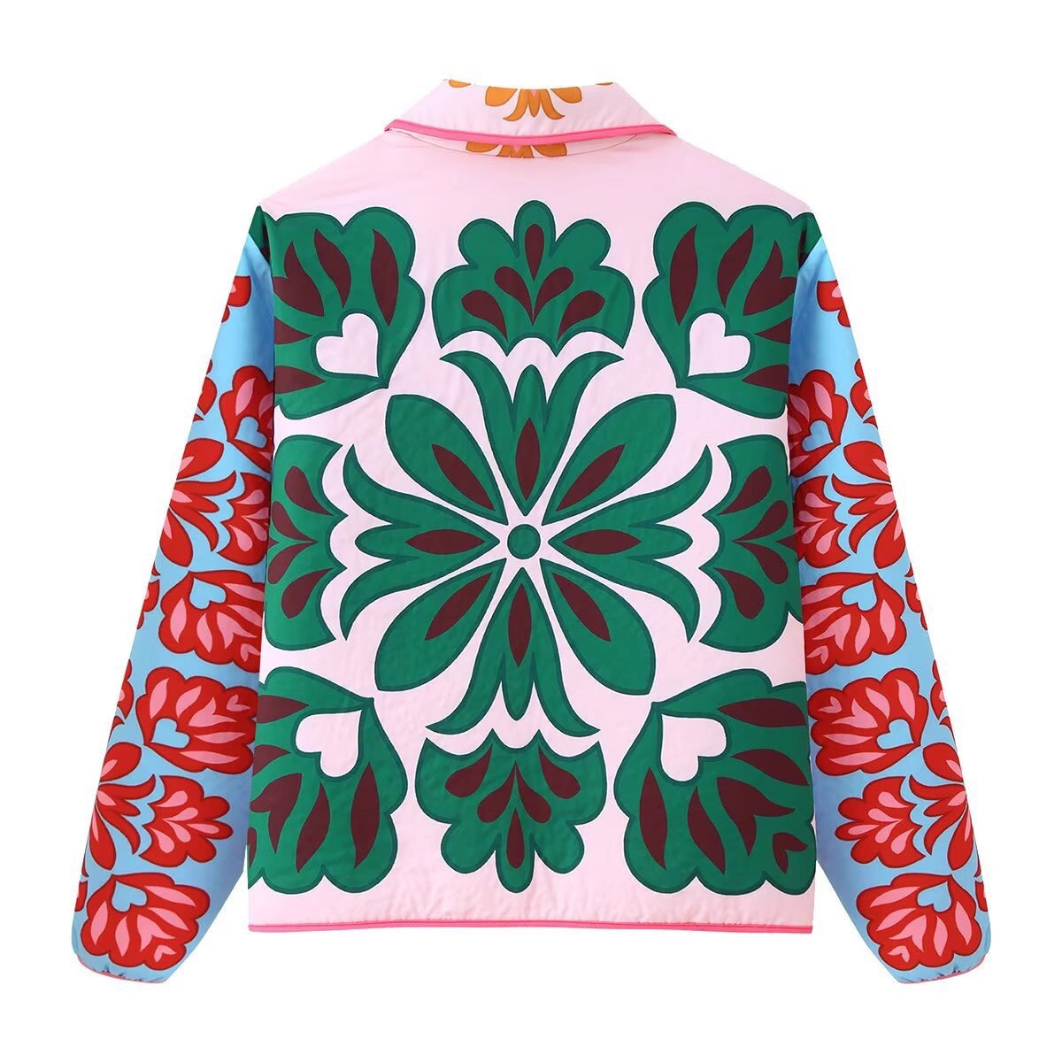 Veste matelassée imprimée graphique poches - Madison
