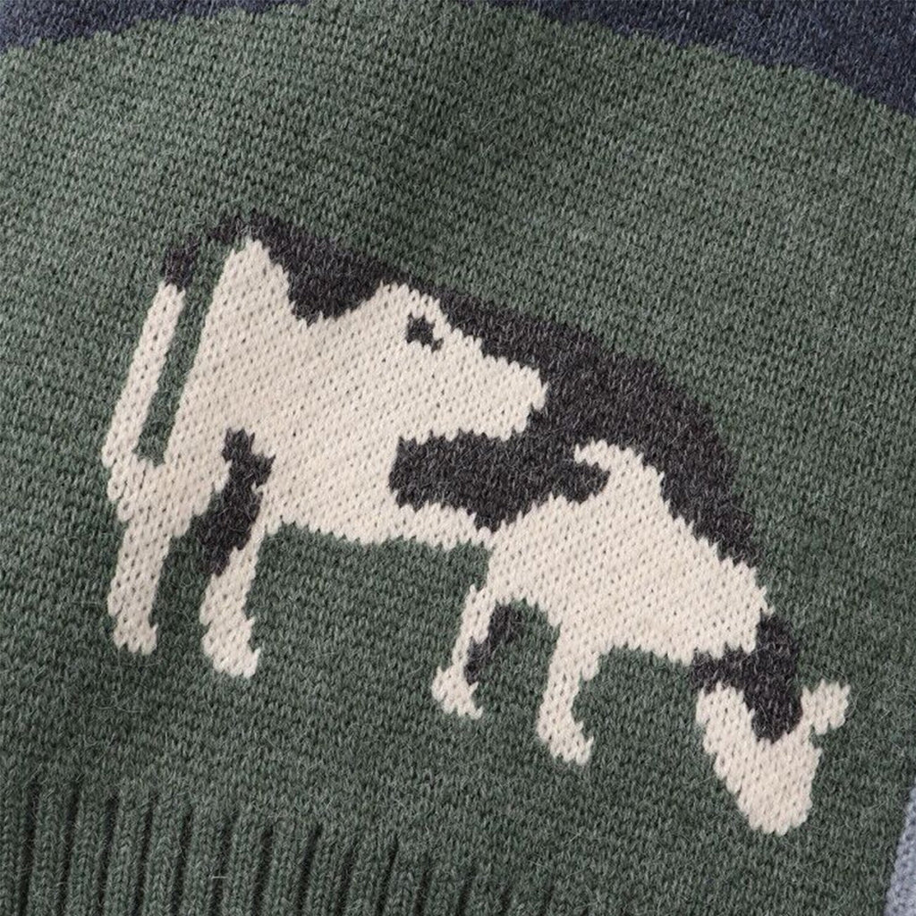 Cardigan en maille pour homme avec fermeture à boutons et motif graphique - Thomas