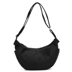Sac bandoulière femme demi-lune grande capacité réglable - Manon