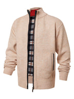 Veste maille homme fermeture éclair col montant tricot - Joshua