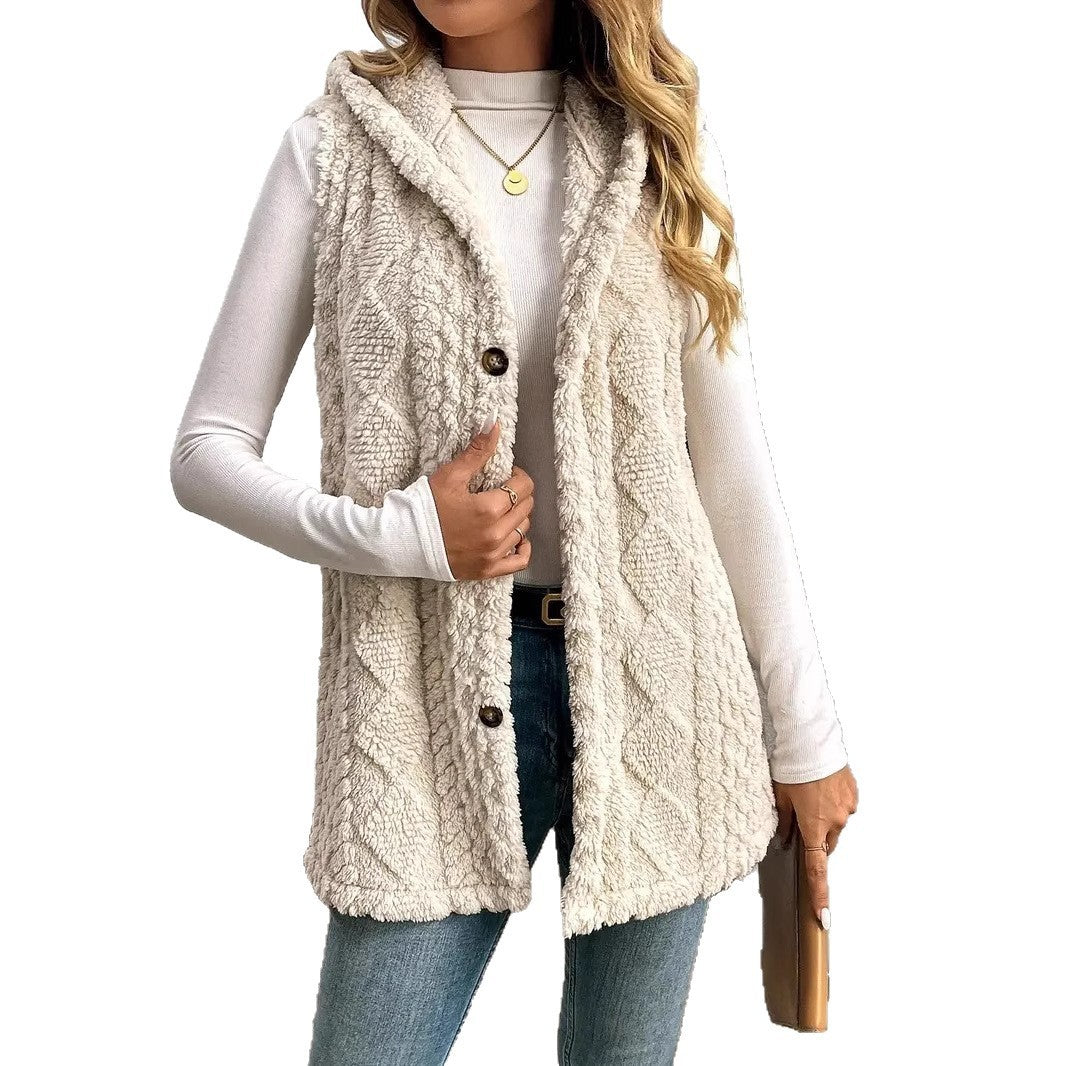 Gilet femme capuche sport confortable loisir décontracté - Aria