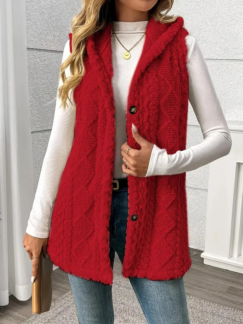 Gilet femme capuche sport confortable loisir décontracté - Aria