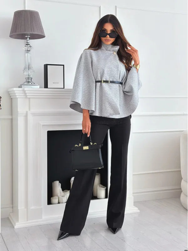 Pull femme automne élégant maille chaud intemporel - Myla
