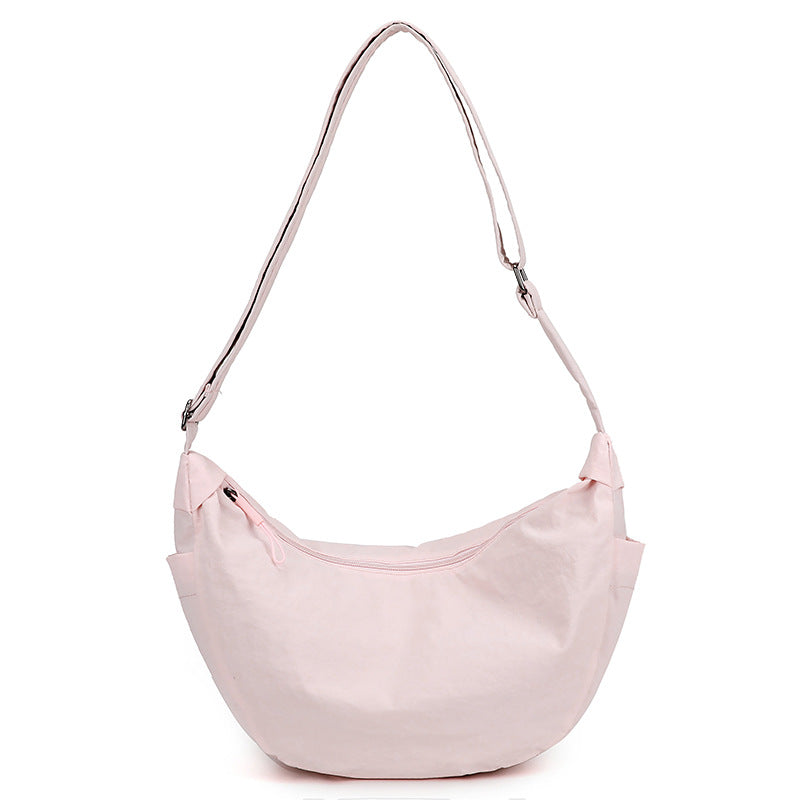 Sac bandoulière femme demi-lune grande capacité réglable - Manon