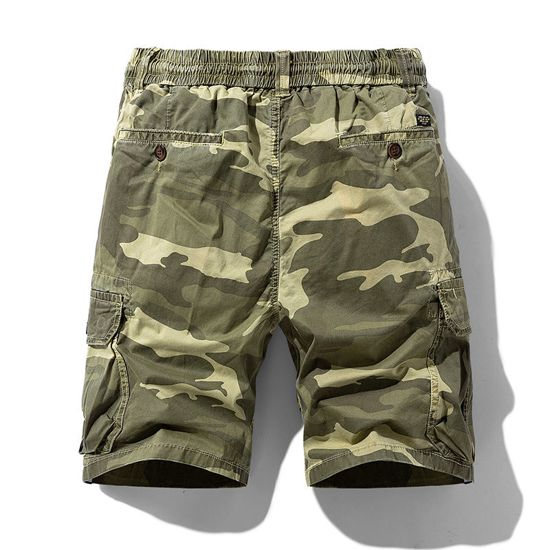 Short cargo camouflage à poches latérales pour homme - Carson