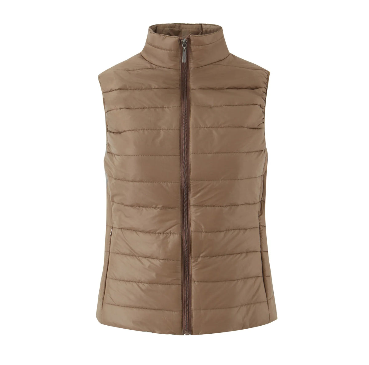 Gilet matelassé femme zip poches sans manches layering - Elora