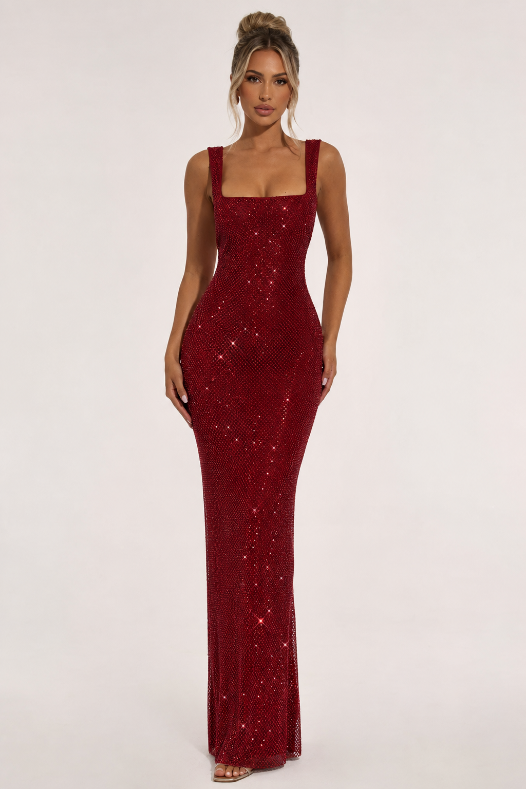 Robe de soirée longue et élégante pour femme, idéale pour les fêtes et les galas - Roswitha