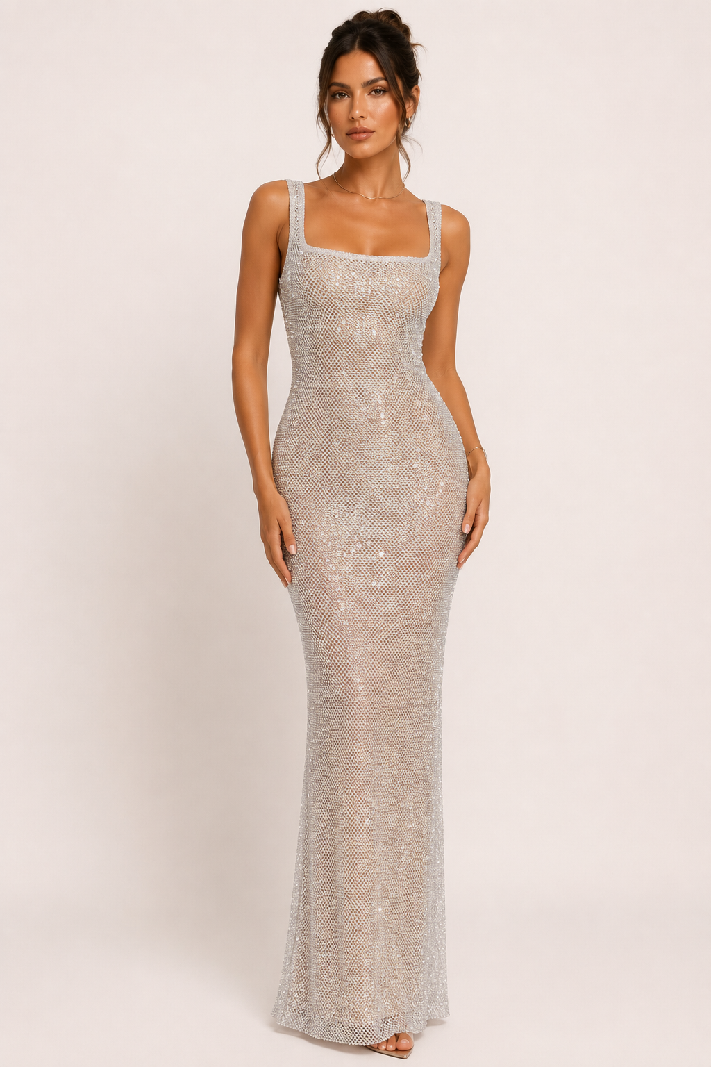 Robe de soirée longue et élégante pour femme, idéale pour les fêtes et les galas - Roswitha