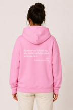 Sweat à capuche pour femme avec poche kangourou et inscription sur le devant - Irmgard