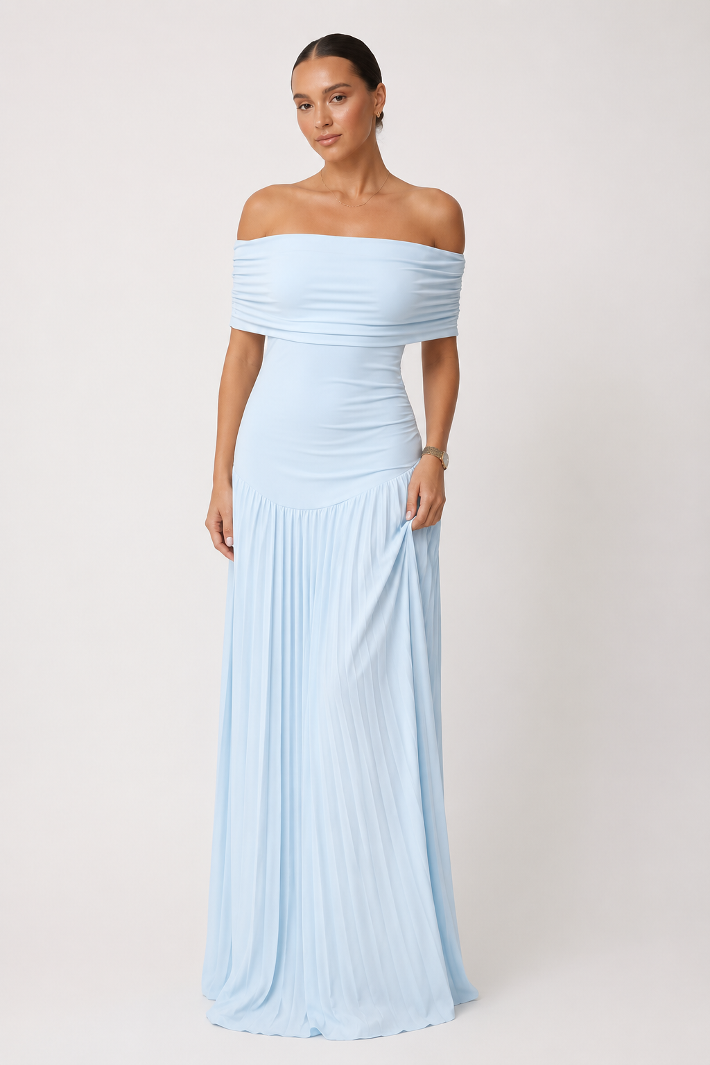 Robe longue élégante pour femme, idéale pour les soirées et les mariages - Melissa