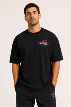 T-shirt de sport oversize à imprimé graphique - Jannik