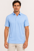 Polo de golf pour homme à manches courtes, respirant et à séchage rapide - Norbert