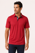 Polo de golf pour homme à manches courtes, respirant et à séchage rapide - Norbert