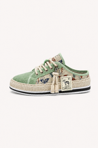 Chaussures toile homme lacets semelle jute décontractées été – Dorian