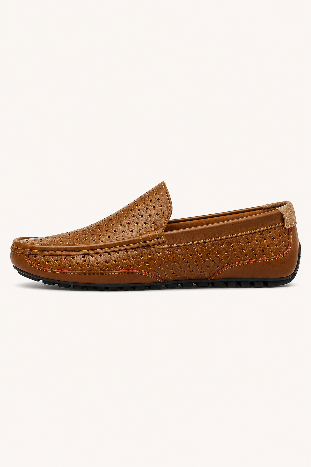 Mocassins homme décontractés à enfiler perforés bureau et casual – Rüdiger