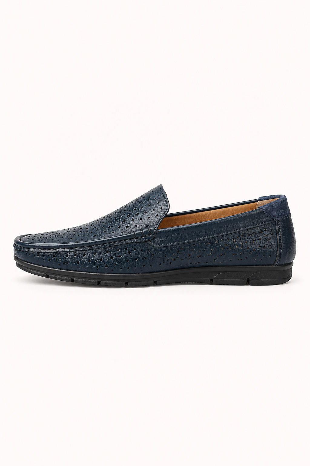 Mocassins homme décontractés à enfiler perforés bureau et casual – Rüdiger