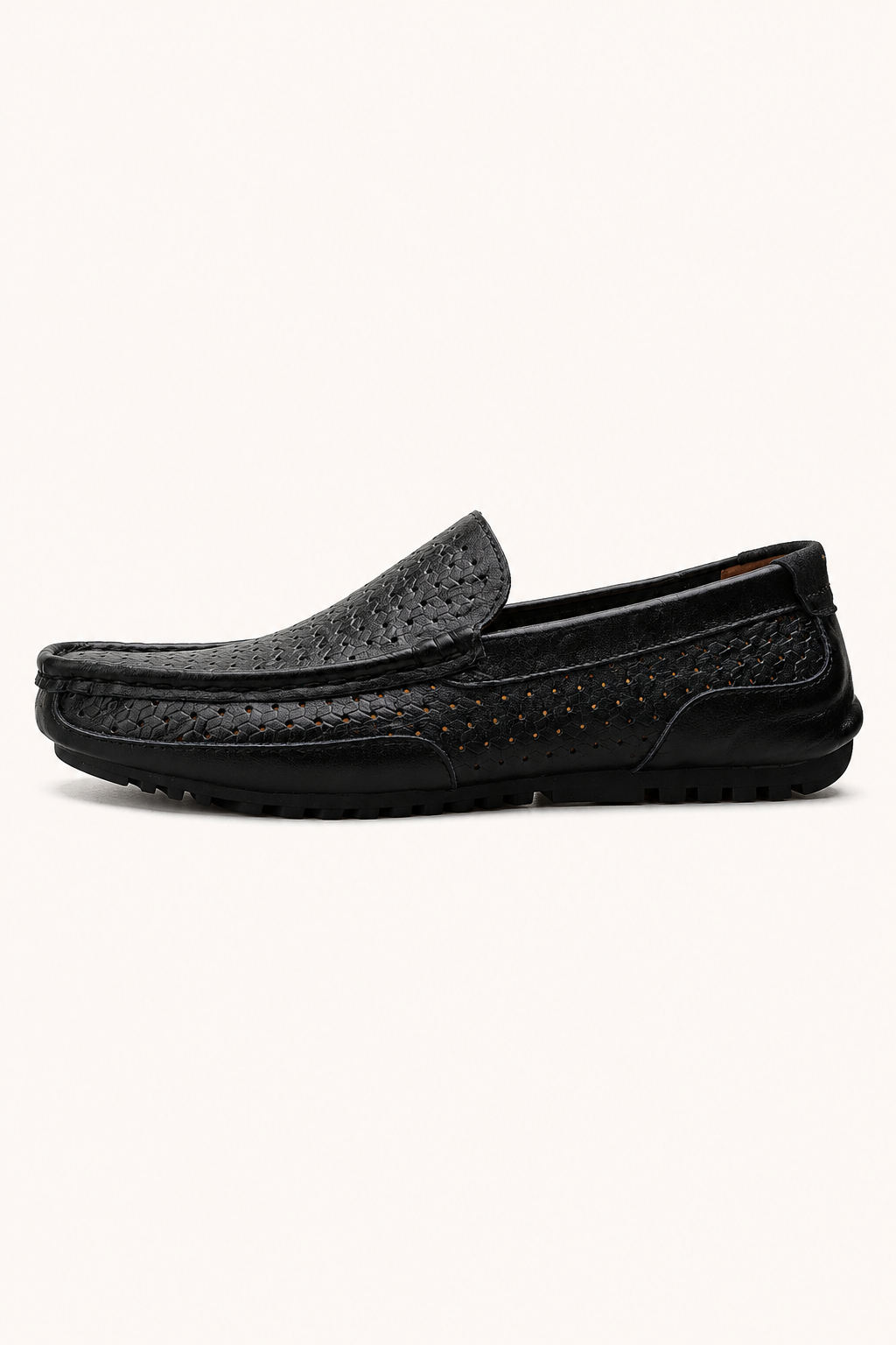 Mocassins homme décontractés à enfiler perforés bureau et casual – Rüdiger