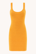 Robe courte à bretelles style bandage - Bianca