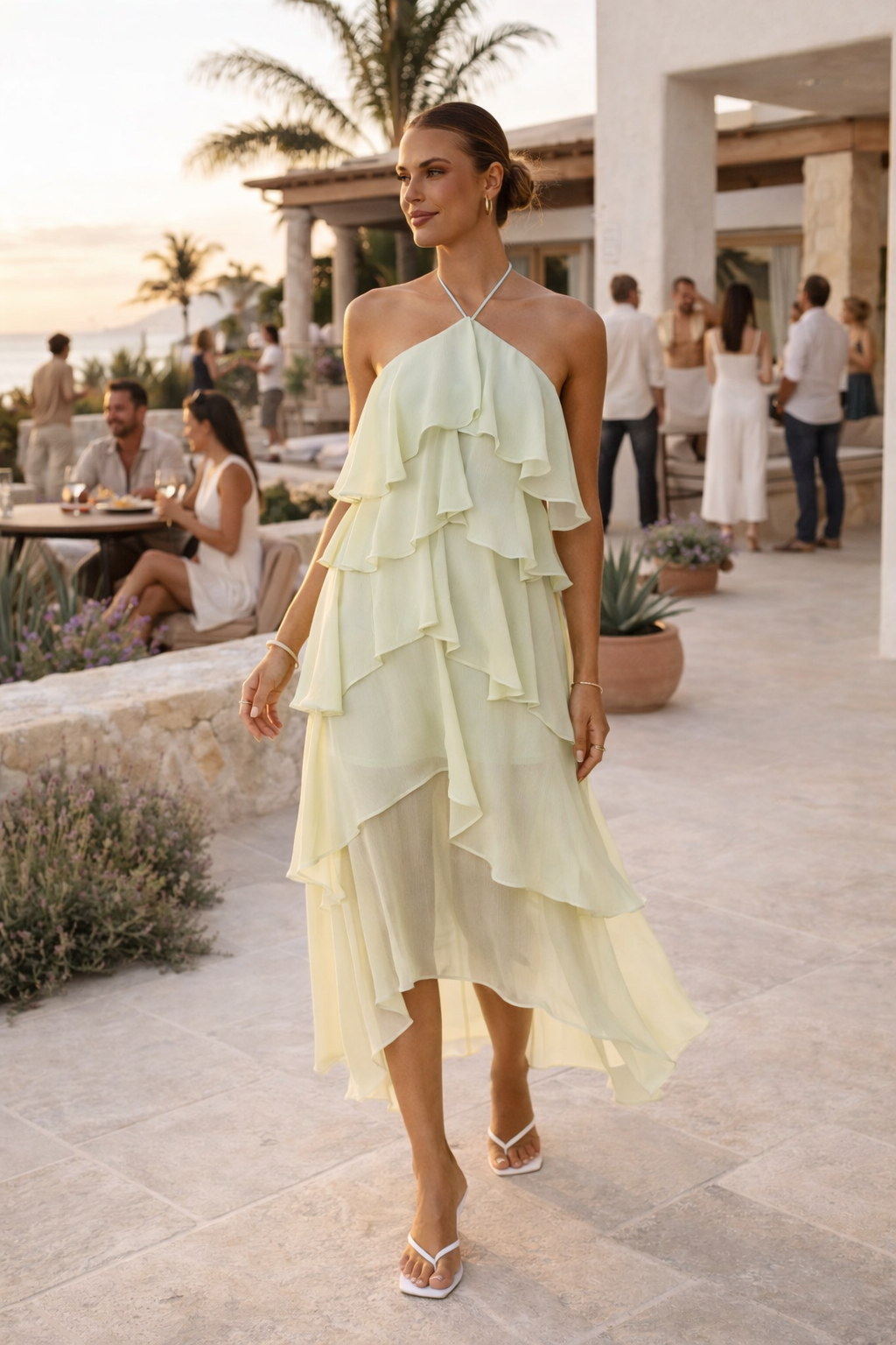 Robe longue dos nu soirée mariage fête élégante - Kimberly