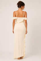 Robe élégante à volants pour invitée de mariage - Gisela