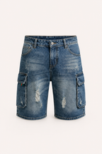 Short en jean cargo pour homme - Dietmar