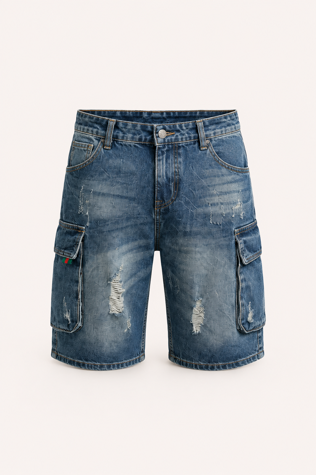 Short en jean cargo pour homme - Dietmar