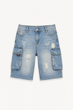 Short en jean cargo pour homme - Dietmar