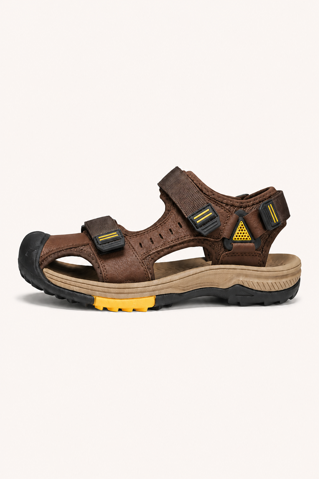 Sandales trekking homme bout fermé sangles réglables semelle antidérapante outdoor - Falko